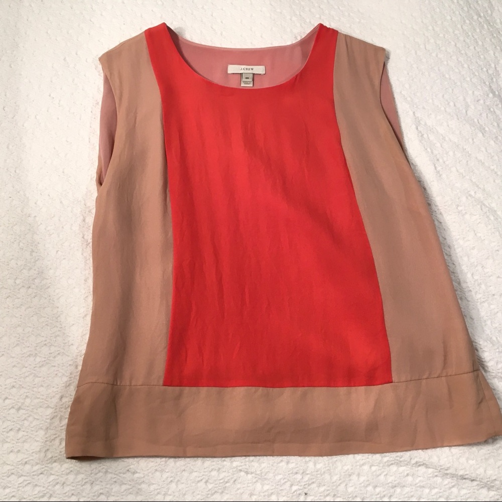 COPY - Silk J Crew sleeveless blouse